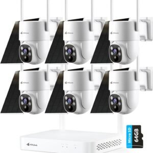 10CH Solar Security Camera System