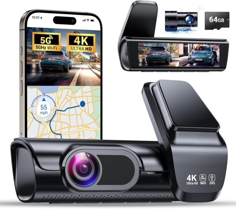 K600 4k Dash Cam Front and Rear