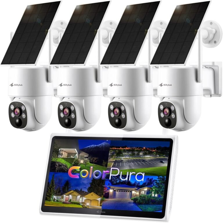 Outdoor Solar Security Camera System Wireless