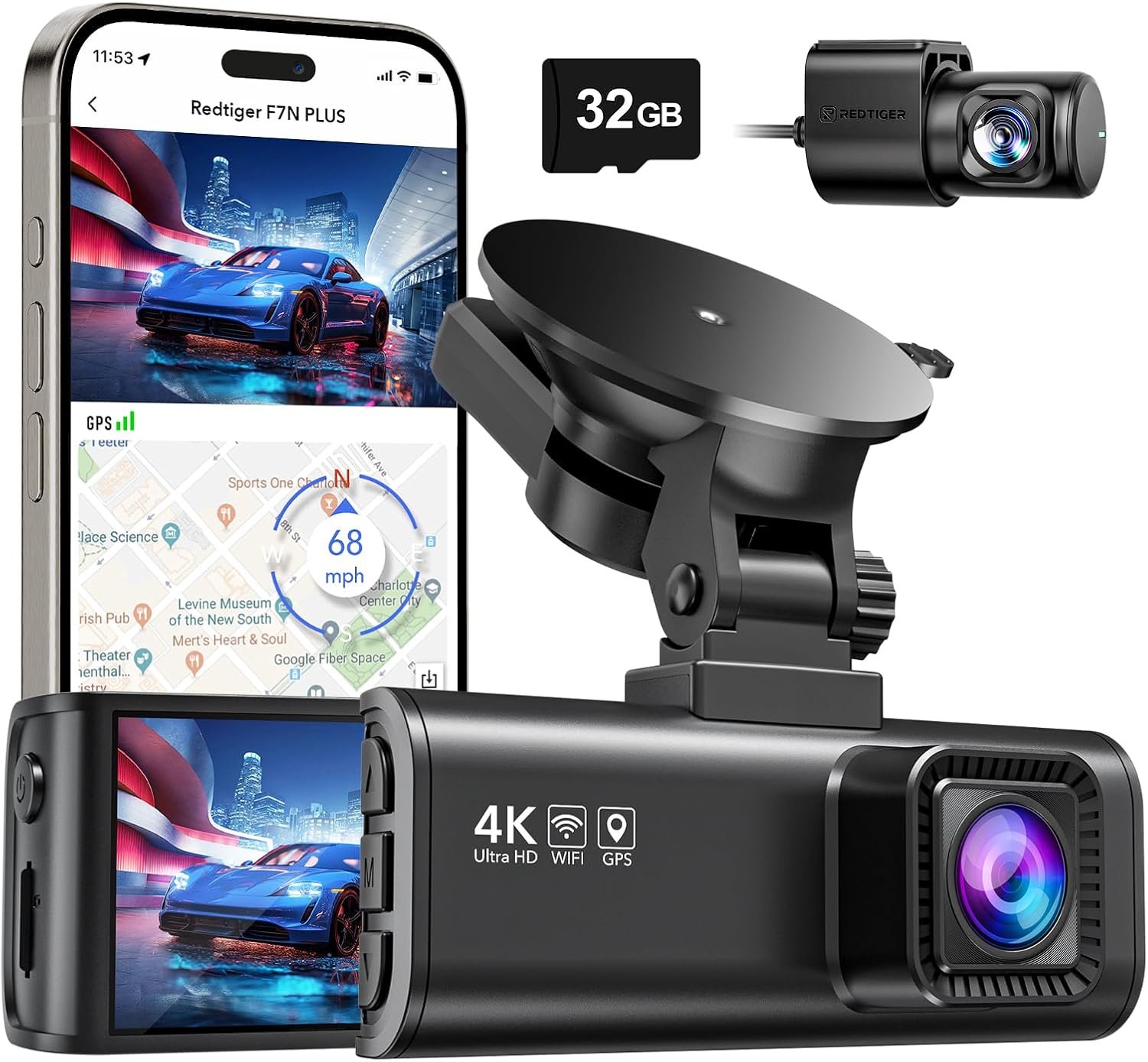 4K/2.5K Full HD Dash Camera for Cars