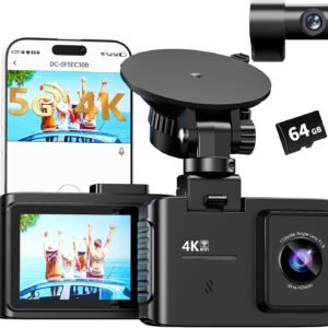 4K Dual Channel Dash Cam - 5GHz WiFi